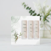 シンプルなホリデーカード シーズンカード (スタンド正面)