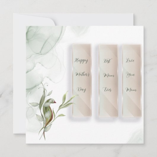 シンプルなホリデーカード シーズンカード (正面)