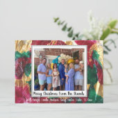 シンプルなホリデーカード シーズンカード (スタンド正面)