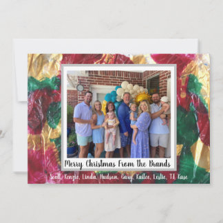 シンプルなホリデーカード シーズンカード