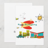 シンプルなホリデーカード シーズンカード (正面/裏面)