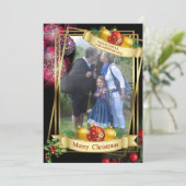 シンプルなホリデーカード シーズンカード (スタンド正面)