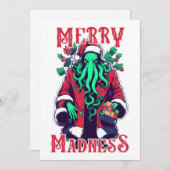 シンプルなホリデーカード シーズンカード (正面/裏面)