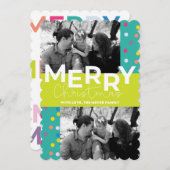 シンプルなホリデーカード シーズンカード (正面/裏面)