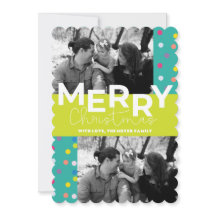 シンプルなホリデーカード