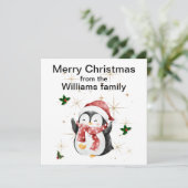 シンプルなホリデーカード シーズンカード (スタンド正面)