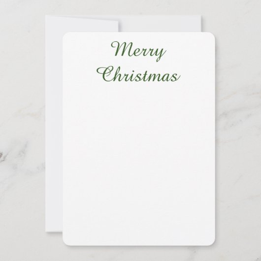 シンプルなホリデーカード シーズンカード (裏面)