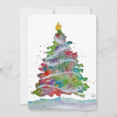 シンプルなホリデーカード シーズンカード (正面)