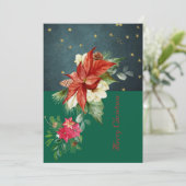 シンプルなホリデーカード シーズンカード (スタンド正面)