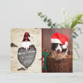 シンプルなホリデーカード シーズンカード (スタンド正面)