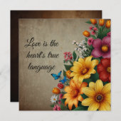 シンプルなホリデーカード シーズンカード (正面/裏面)