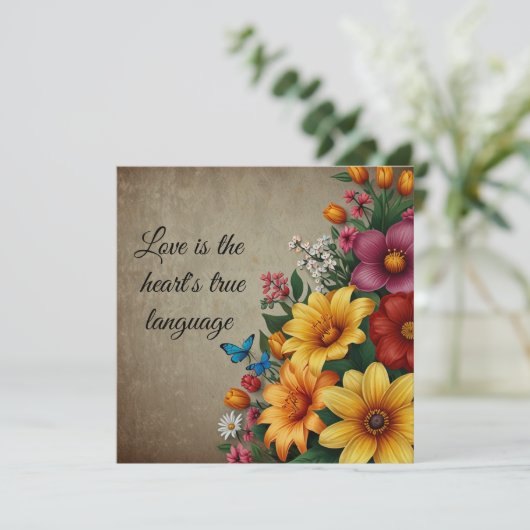 シンプルなホリデーカード シーズンカード (スタンド正面)