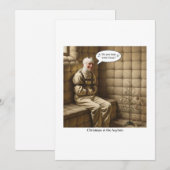 シンプルなホリデーカード シーズンカード (正面/裏面)