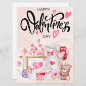 シンプルなホリデーカード シーズンカード (正面/裏面)