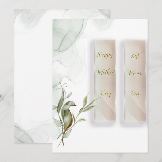 シンプルなホリデーカード シーズンカード (正面/裏面)