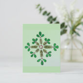 シンプルなホリデーグリーン シーズンカード (スタンド正面)