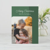 シンプルなホリデー写真カード シーズンカード (スタンド正面)
