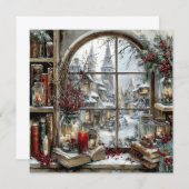 シンプルなホリデー/冬のカード シーズンカード (正面/裏面)