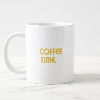 シンプルなホワイトコーヒーマグ | 無駄のないデザイン ジャンボコーヒーマグカップ