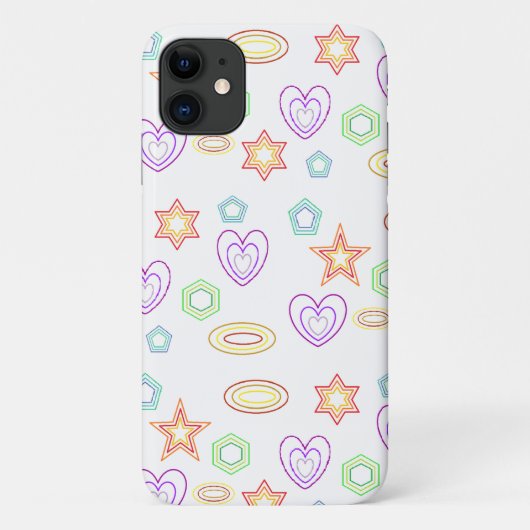 シンプルなホワイトデザイン Case-Mate iPhoneケース (裏面)