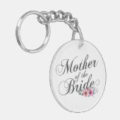 シンプルなマザー・オブ・ザ・ブライド ウェディング | キーチェーン (正面左)