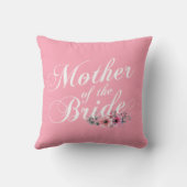シンプルなマザー・オブ・ザ・ブライド ウェディング | 投げ枕 クッション (裏面)