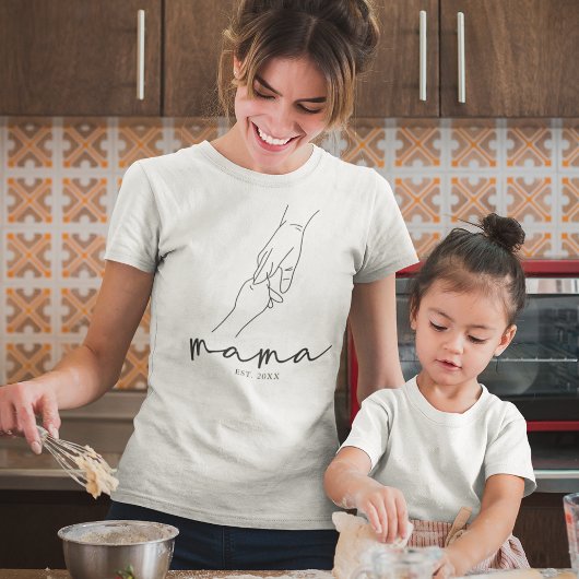 シンプルなママ Tシャツ