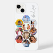 シンプルなマルチフォトコラージュ オーダーメイド Case-Mate iPhoneケース (裏面)