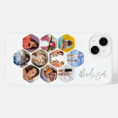 シンプルなマルチフォトコラージュ オーダーメイド Case-Mate iPhoneケース (裏面 (横))