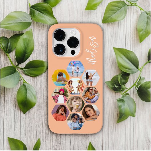 シンプルなマルチフォトコラージュ オーダーメイド Case-Mate iPhoneケース