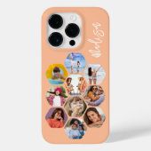 シンプルなマルチフォトコラージュ オーダーメイド Case-Mate iPhoneケース (裏面)