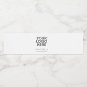 シンプルなミニマル ビジネス コーポレート イベント ロゴ ペットボトルラベル (シングルラベル)