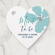 シンプルなミントのウェディング