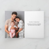 シンプルなモノクロのスカンジナビア風 オーディアの引用写真 シーズンカード (内部)