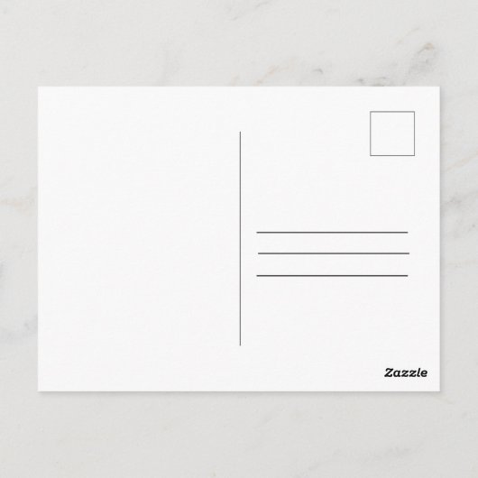 シンプルなモノクロ写真の卒業おめでとうカード ポストカード (裏面)