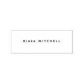 シンプルなモノグラム名前ユニークゴムスタンプ ラバースタンプ (インプリント)