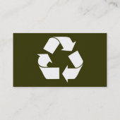 シンプルなリサイクル 名刺 (裏面)