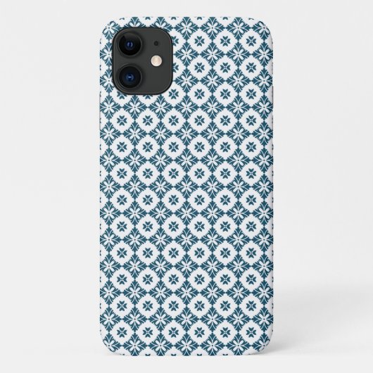 シンプルなリリーのパターン Case-Mate iPhoneケース (裏面)
