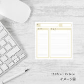 シンプルなレシピメモ R1 ノートパッド