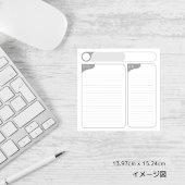 シンプルなレシピメモ R-2 ノートパッド