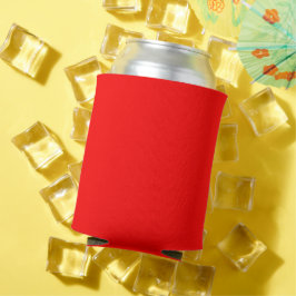 シンプルなレッド単色 缶クーラー