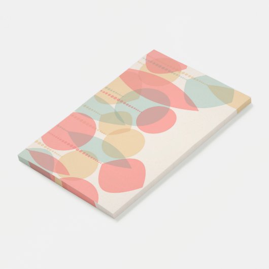 シンプルなレトロオーナメント、4時間36プリント ポストイット (アングル)