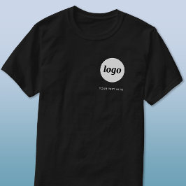シンプルなロゴとテキストのビジネスTシャツ Tシャツ