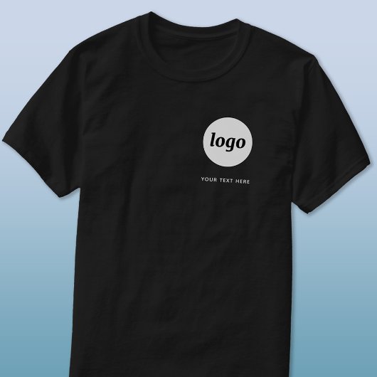 シンプルなロゴとテキストのビジネスTシャツ Tシャツ
