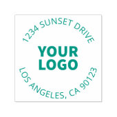 シンプルなロゴの差し替えとテキストのカスタマイズ セルフインキングスタンプ (デザイン)