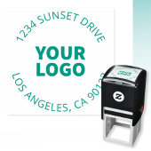 シンプルなロゴの差し替えとテキストのカスタマイズ セルフインキングスタンプ