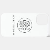 シンプルなロゴ入れビジネス Case-Mate iPhoneケース (裏面 / 右)