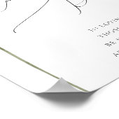 シンプルなワイルドフラワー | このキャンドルは燃え尽きる ポスター (角)