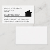 シンプルな不動産のテーマ 名刺 (正面/裏面)