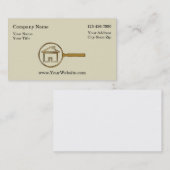 シンプルな不動産の名刺 名刺 (正面/裏面)